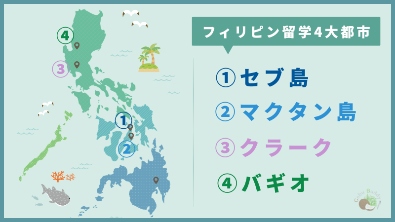 フィリピン留学｜人気エリアの特徴