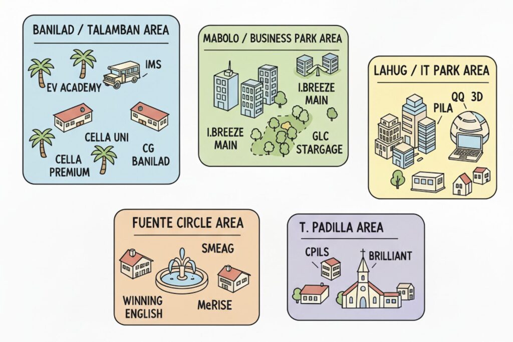 中心部・都心エリアにあるフィリピンの学校