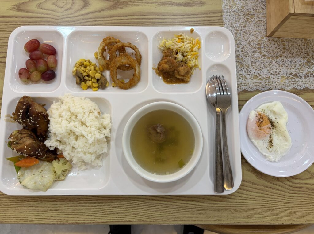 Talk Academyの食事