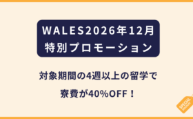 WALES｜2026年12月向けのホリデープロモーション
